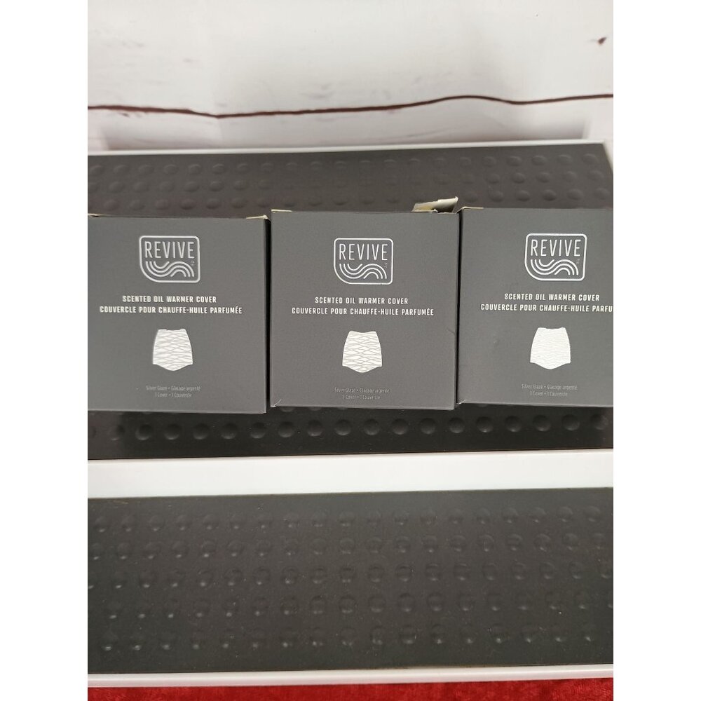 Revive Scented Oil Warmer‎ Cover In Silver Glaze
